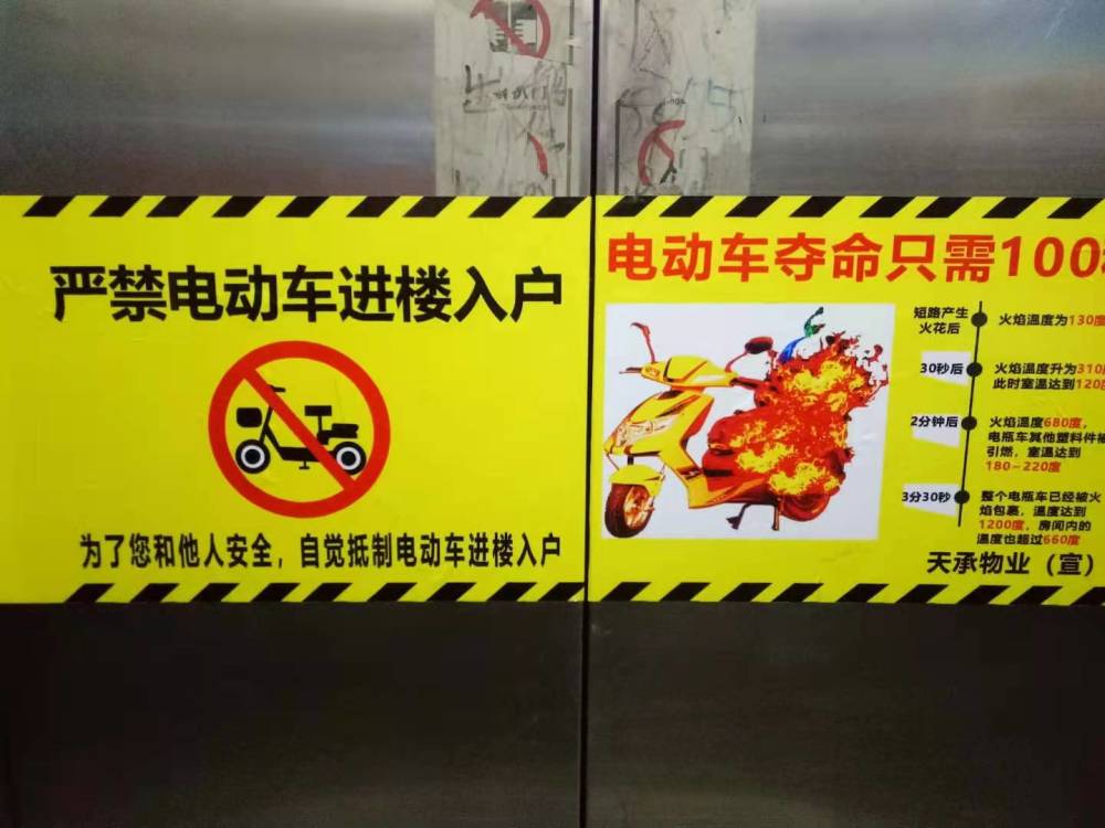 电动车不让进电梯合法吗