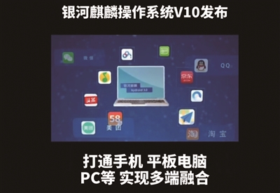国产操作系统银河麒麟V10 SP1发布