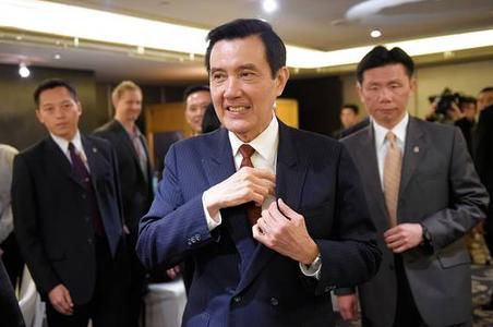 马英九吁大陆和平处理两岸问题。