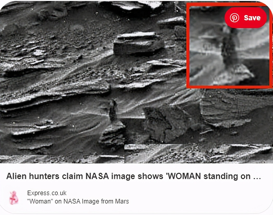 NASA火星探测器发现疑似外星人骸骨？
