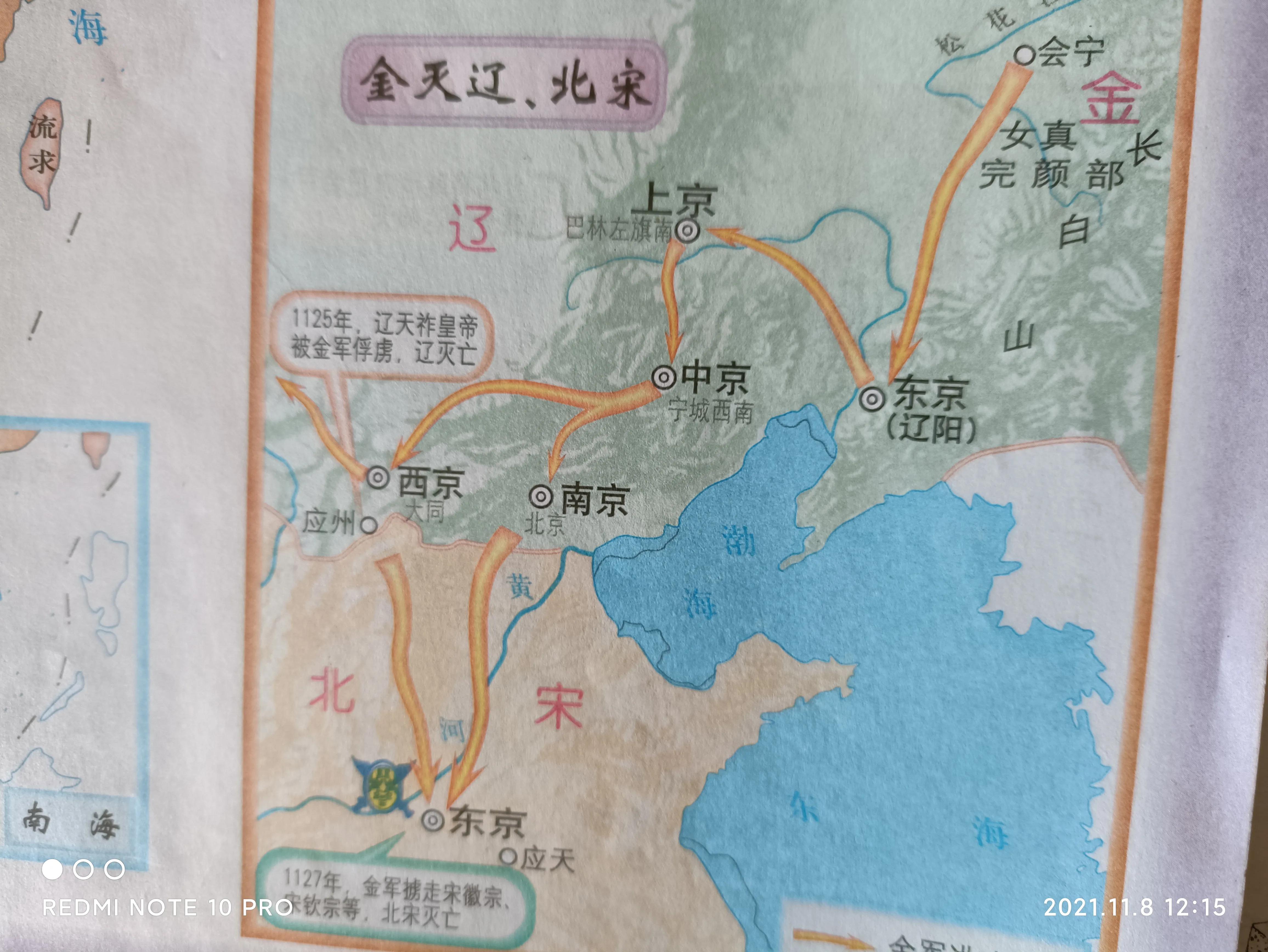 西夏、辽(西辽)、金,在鼎盛时期,在今什么地方