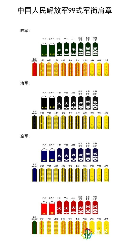 涨知识了,解放军军衔一览