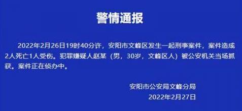 警方通报安阳一男子当街行凶被抓(警方通报安阳一男子当街行凶被抓)