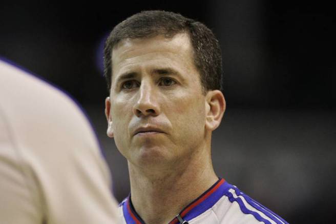 曾因操控比赛入狱的前NBA裁判唐纳基。（美联社资料照）