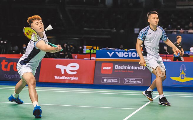 李洋（右）、王齐麟（左）。（Badminton Photo提供）
