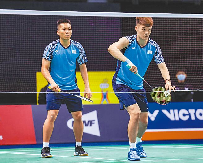 李洋（左）、王齐麟已经闯进泰国羽球赛会内赛。（Badminton Photo提供）