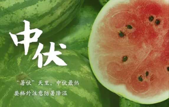 2022年中伏有多少天1
