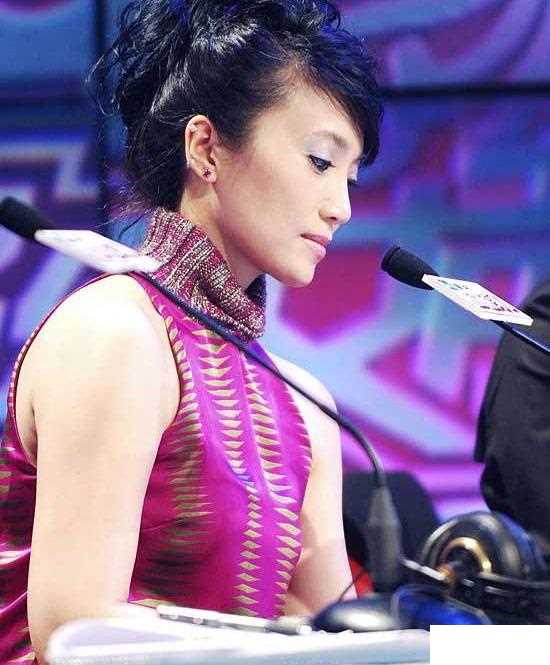 朱桦超级女声评委现场
