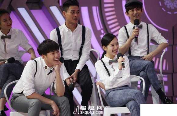 张若昀快乐大本营录制现场